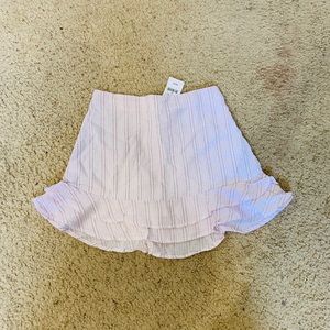 Mini flare skirt